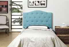 Heather Contemporary Headboard Twin (Blue, Green & Ivory)