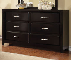 Martina Contemporary Dresser (Black & White)