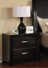 Martina Contemporary Nightstand (Black & White)