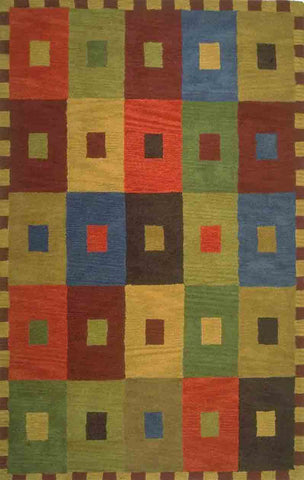 Trans Ocean Inca Collection 9440/44 SQUARES MULTI