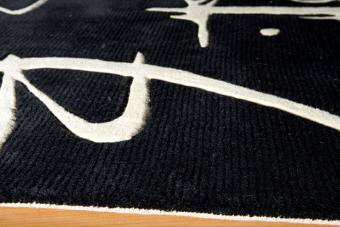 Momeni Koi Collection Rug KOI00KO-03BLK
