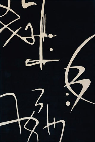 Momeni Koi Collection Rug KOI00KO-03BLK