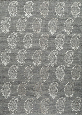 Momeni Lace Embroided Collection Rug LACE0LAC-1GRY