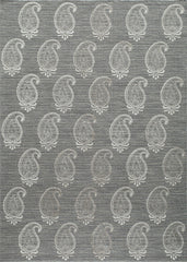 Momeni Lace Embroided Collection Rug LACE0LAC-1GRY