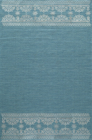Momeni Lace Embroided Collection Rug LACE0LAC-2TEL