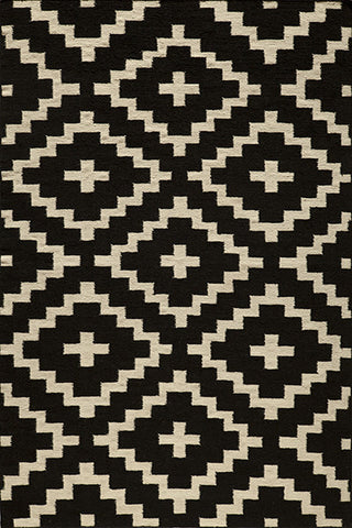 Momeni Laguna Collection Rug LAGUALG-04BLK