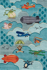 Momeni Lil Mo Whimsy Collection Rug LMOJULMJ-10SKY