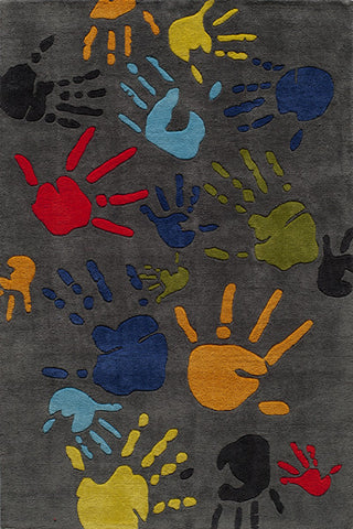 Momeni Lil Mo Whimsy Collection Rug LMOJULMJ-17GRY