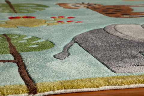 Momeni Lil Mo Whimsy Collection Rug LMOJULMJ-19BLU