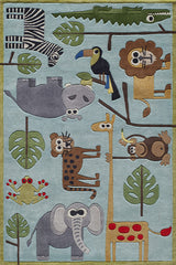 Momeni Lil Mo Whimsy Collection Rug LMOJULMJ-19BLU