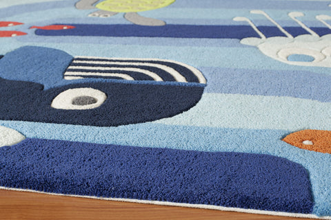 Momeni Lil Mo Whimsy Collection Rug LMOJULMJ-21BLU