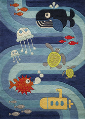 Momeni Lil Mo Whimsy Collection Rug LMOJULMJ-21BLU