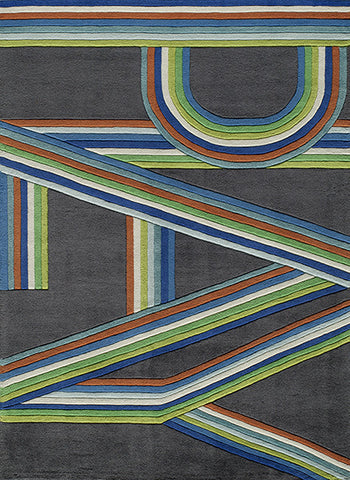 Momeni Lil Mo Hipster Collection Rug LMOTWLMT-14BLU