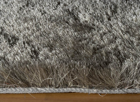 Momeni Luster Shag Collection Rug LSHAGLS-01GRY