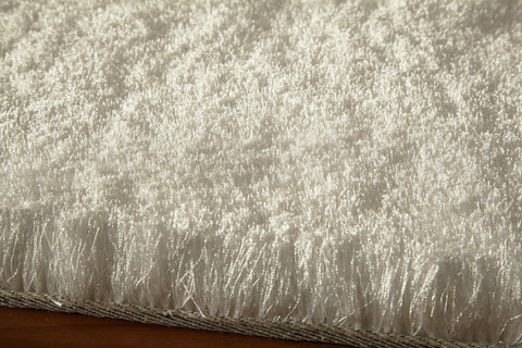 Momeni Luster Shag Collection Rug LSHAGLS-01WHT