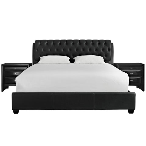 Modway Francesca 3 Piece King Bedroom Set