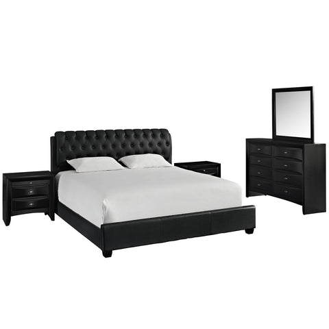 Modway Francesca 5 Piece King Bedroom Set