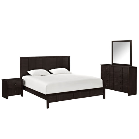 Modway Holly 4 Piece Queen Bedroom Set