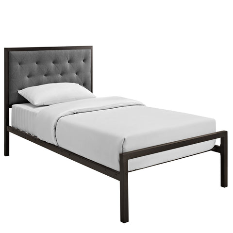 Modway Mia Twin Fabric Bed Frame