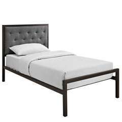 Modway Mia Twin Fabric Bed Frame