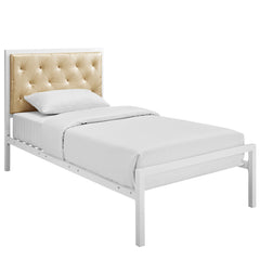 Modway Mia Twin Vinyl Bed Frame