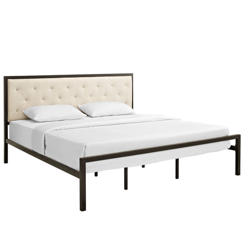 Modway Mia King Fabric Bed Frame