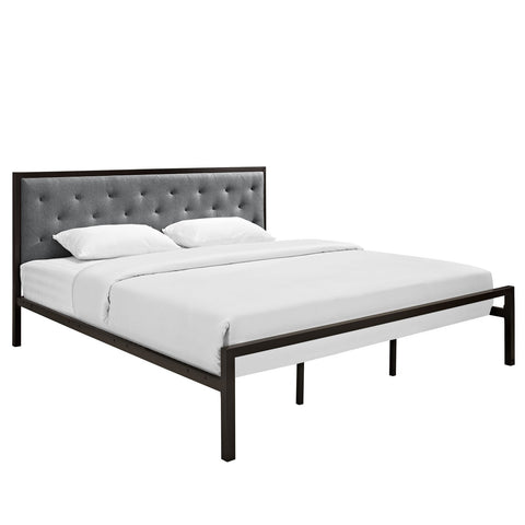 Modway Mia King Fabric Bed Frame