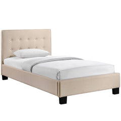 Modway Caitlin Twin Fabric Bed Frame
