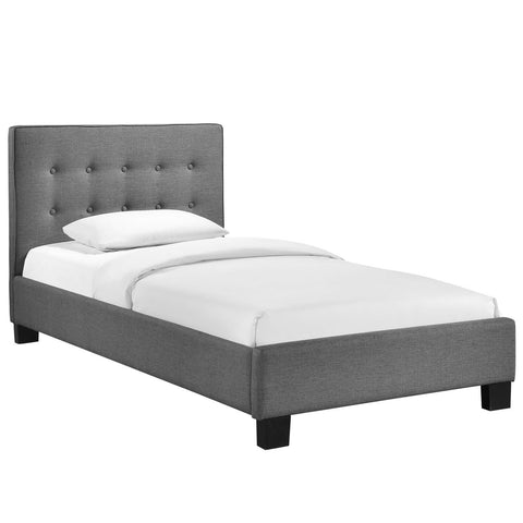 Modway Caitlin Twin Fabric Bed Frame