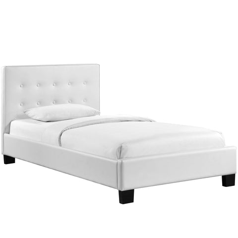 Modway Caitlin Twin Fabric Bed Frame
