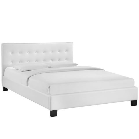 Modway Caitlin Queen Vinyl Bed Frame