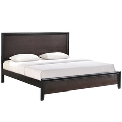 Modway Madison King Walnut Bed Frame