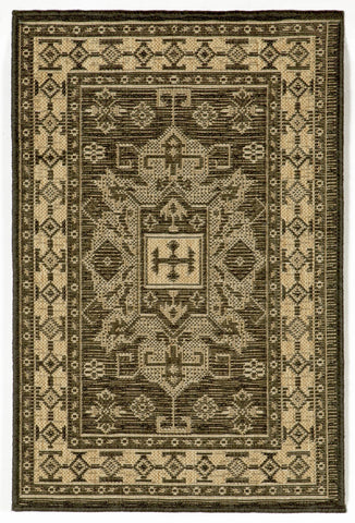 Trans Ocean Monterey Collection 8550/47 KILIM CHARCOAL