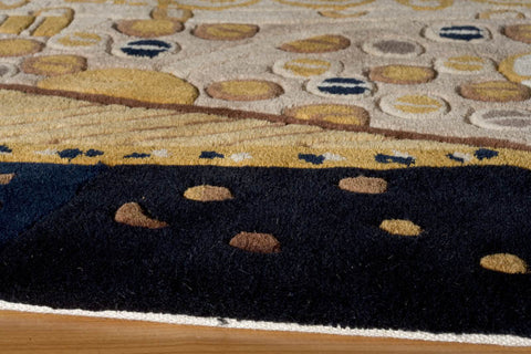 Momeni New Wave Collection Rug NEWWANW-01BLU