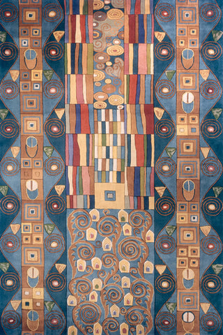 Momeni New Wave Collection Rug NEWWANW-02BLU