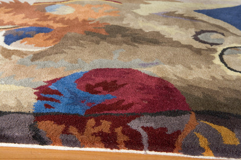 Momeni New Wave Collection Rug NEWWANW-05WHT