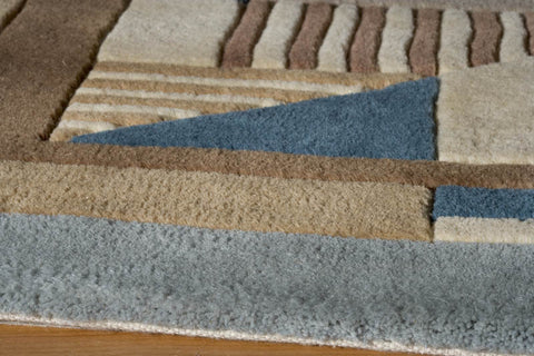 Momeni New Wave Collection Rug NEWWANW-06BLU
