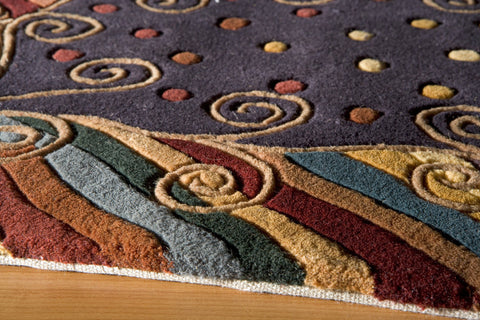 Momeni New Wave Collection Rug NEWWANW-12PUR