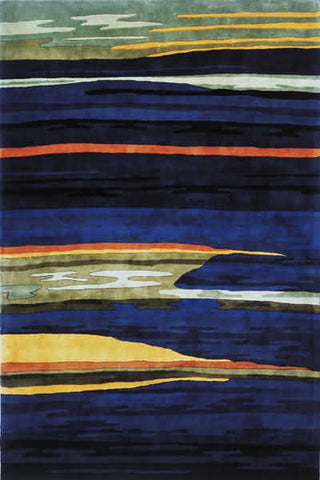 Momeni New Wave Collection Rug NEWWANW-13NVY