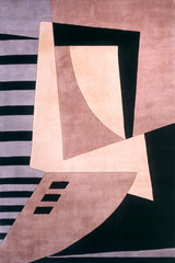Momeni New Wave Collection Rug NEWWANW-22BLK