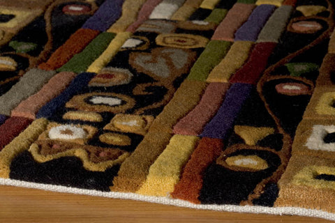 Momeni New Wave Collection Rug NEWWANW-33BLK