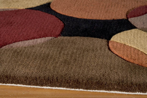 Momeni New Wave Collection Rug NEWWANW-37BLK