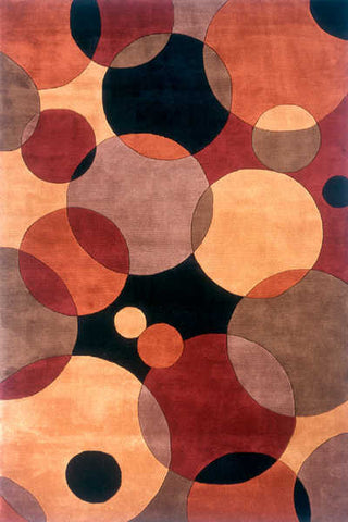 Momeni New Wave Collection Rug NEWWANW-37BLK