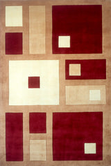 Momeni New Wave Collection Rug NEWWANW-50RED