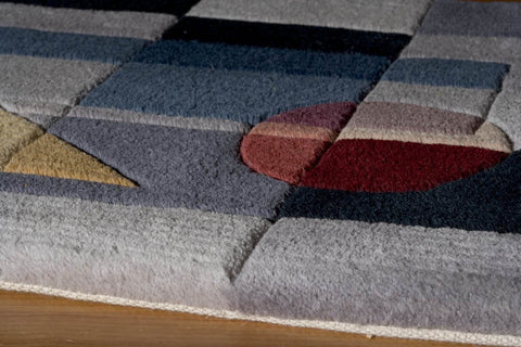 Momeni New Wave Collection Rug NEWWANW-54BLU