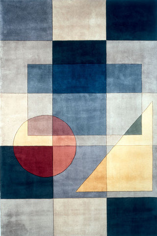 Momeni New Wave Collection Rug NEWWANW-54BLU