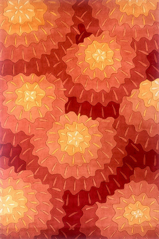 Momeni New Wave Collection Rug NEWWANW-69ORG