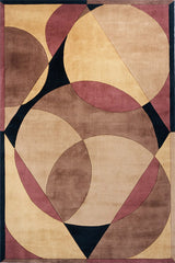 Momeni New Wave Collection Rug NEWWANW-78BRN