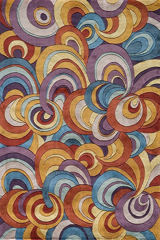 Momeni New Wave Collection Rug NEWWANW-131MTI