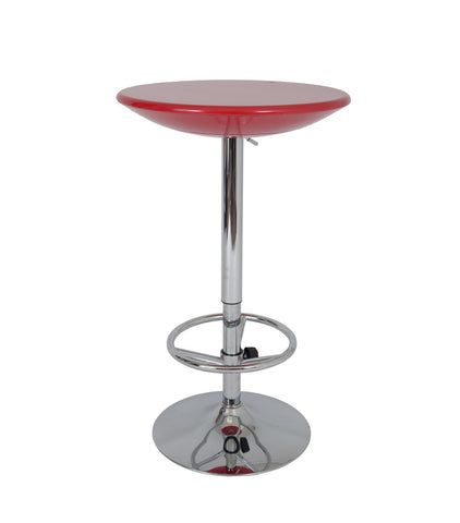 Boraam Adjustable Luna Pub Table (Black, Red & White)